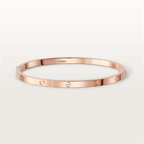 cartier love bracelet skinny|cartier love bracelet small model.